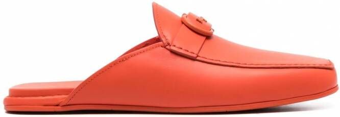 Ferragamo Slippers met gesp Oranje