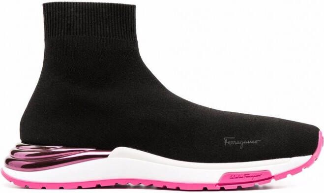 Ferragamo Soksneakers Zwart