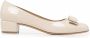 Ferragamo Vara 1 pumps met strik Beige - Thumbnail 1