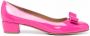 Salvatore Ferragamo Vara Bow pumps dames kalfsleer leer kalfshuid 4.5 Roze - Thumbnail 1