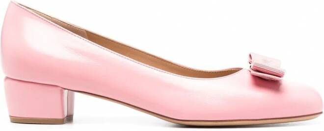 Ferragamo Vara Bow pumps Roze