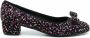 Ferragamo Vara pumps verfraaid met pailletten Zwart - Thumbnail 1