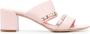 Ferragamo Vara sandalen met ketting Roze - Thumbnail 1