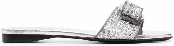 Ferragamo Vara sandalen met strik Zilver
