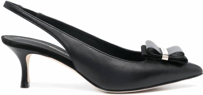 Ferragamo Vara slingback pumps Zwart