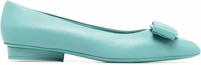 Ferragamo Viva ballerina's Blauw
