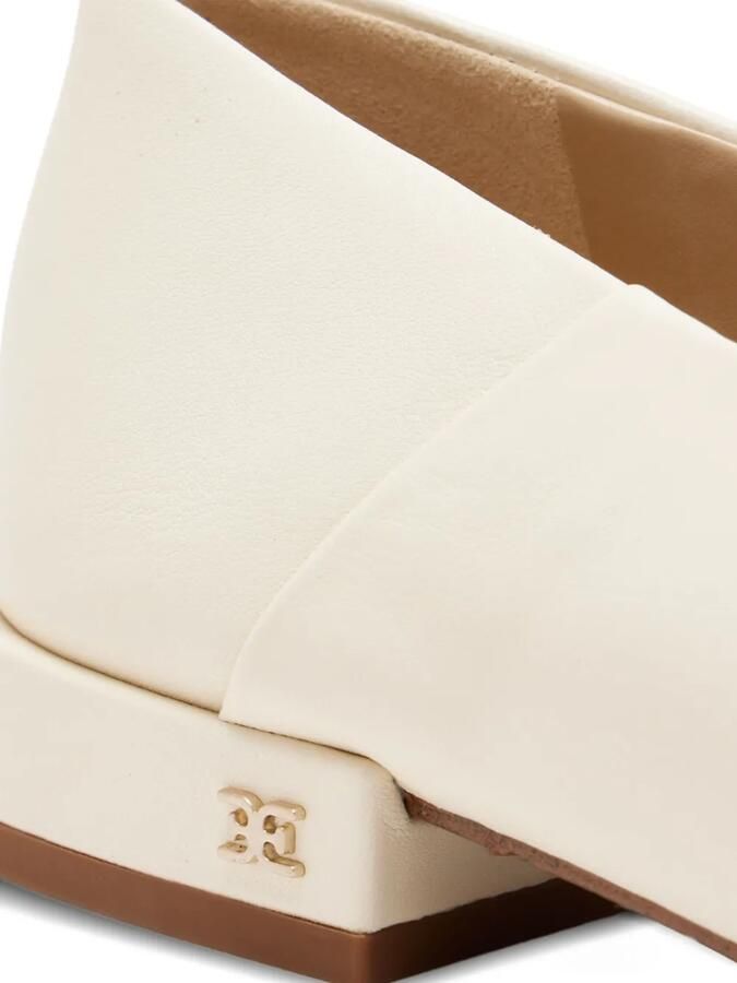 Sam Edelman 25 mm pumps met blokhak Beige - Foto 2