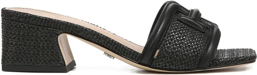 Sam Edelman 45 mm Waylon sandalen met blokhak en textuur Zwart