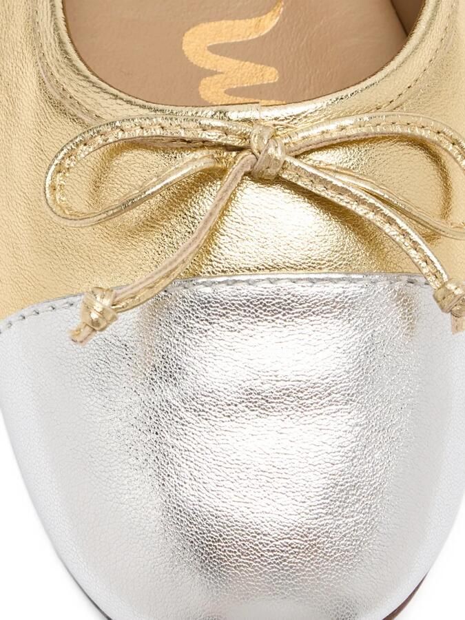 Sam Edelman Alie bow-detail ballet flats Goud - Foto 2