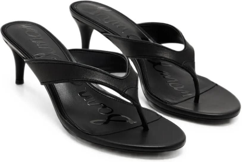 Sam Edelman Amie leren sandalen Zwart - Foto 3