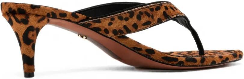 Sam Edelman Amie sandalen met dierenprint Bruin - Foto 4