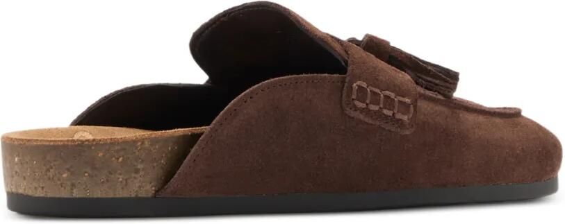 Sam Edelman Astrid suède muiltjes met kwastje Bruin - Foto 3