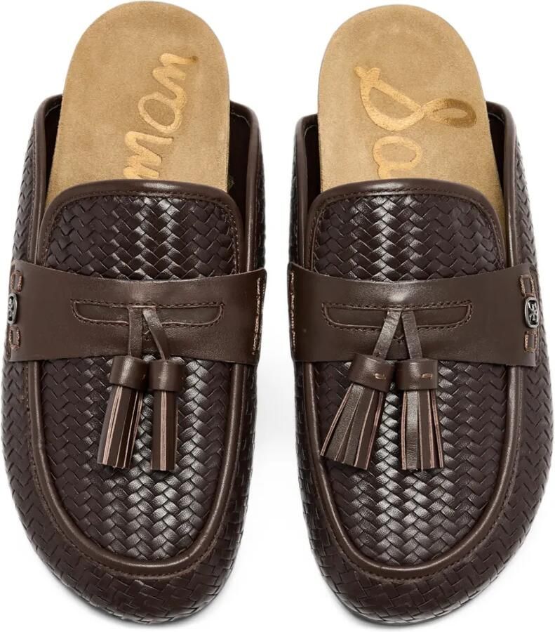 Sam Edelman Astrid Weave flat mules Bruin - Foto 2