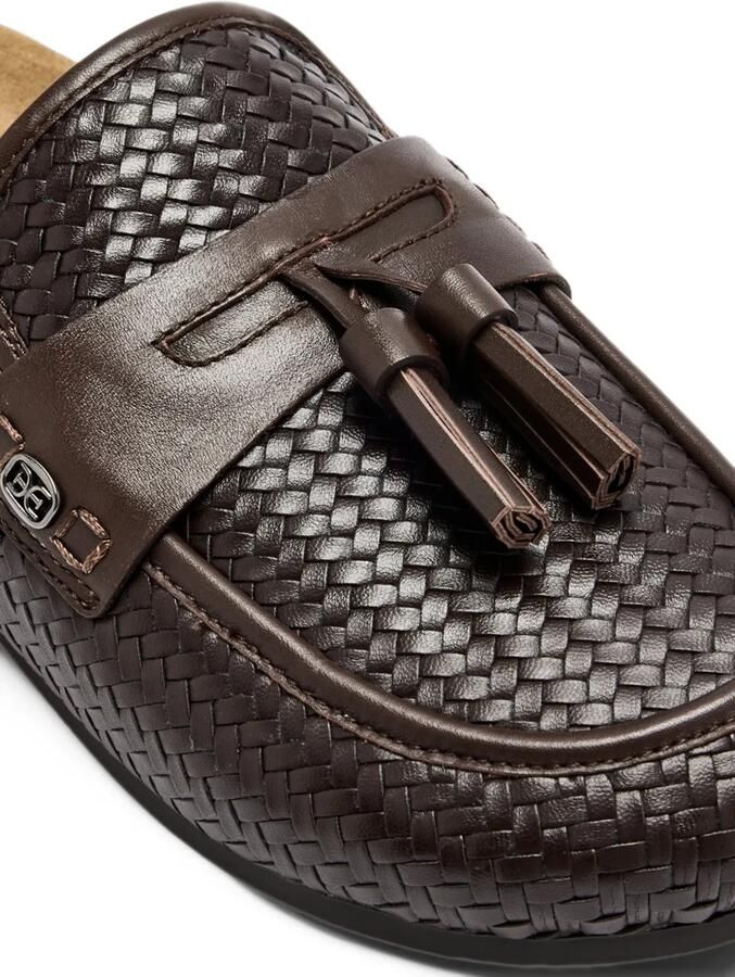 Sam Edelman Astrid Weave flat mules Bruin - Foto 3