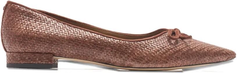 Sam Edelman Ballerina's met puntige neus Bruin