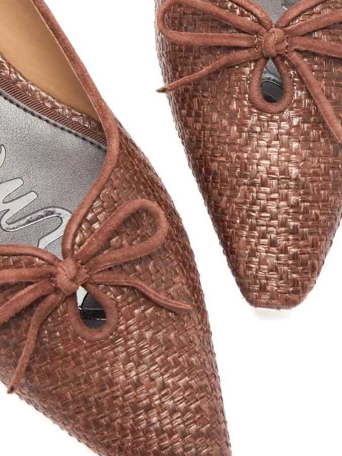 Sam Edelman Ballerina's met puntige neus Bruin - Foto 2