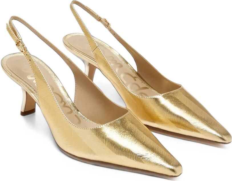 Sam Edelman Bianka slingback pumps Goud - Foto 3