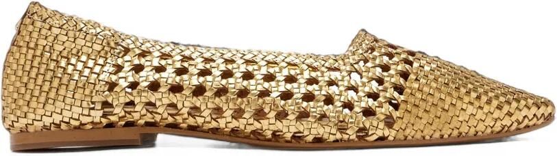 Sam Edelman Deena woven ballet flats Goud
