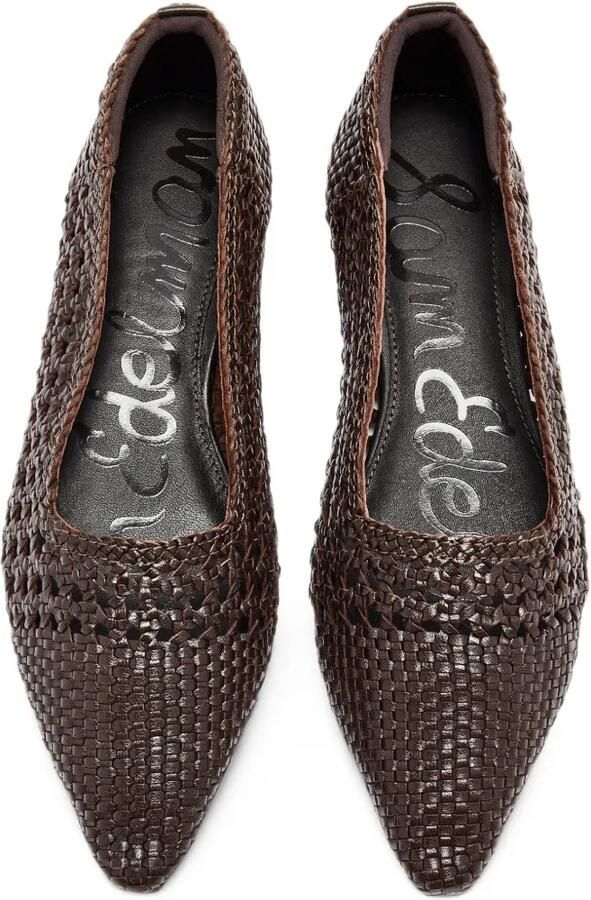 Sam Edelman Deena woven flat pumps Bruin - Foto 3