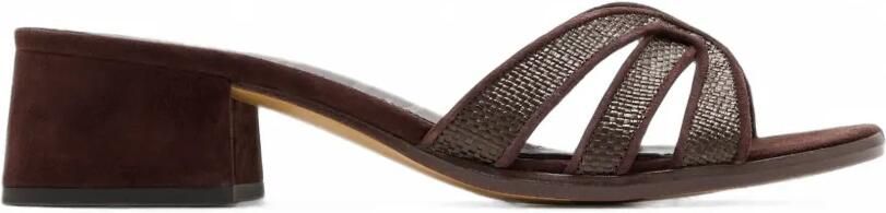 Sam Edelman Farrin sandalen met blokhak Bruin