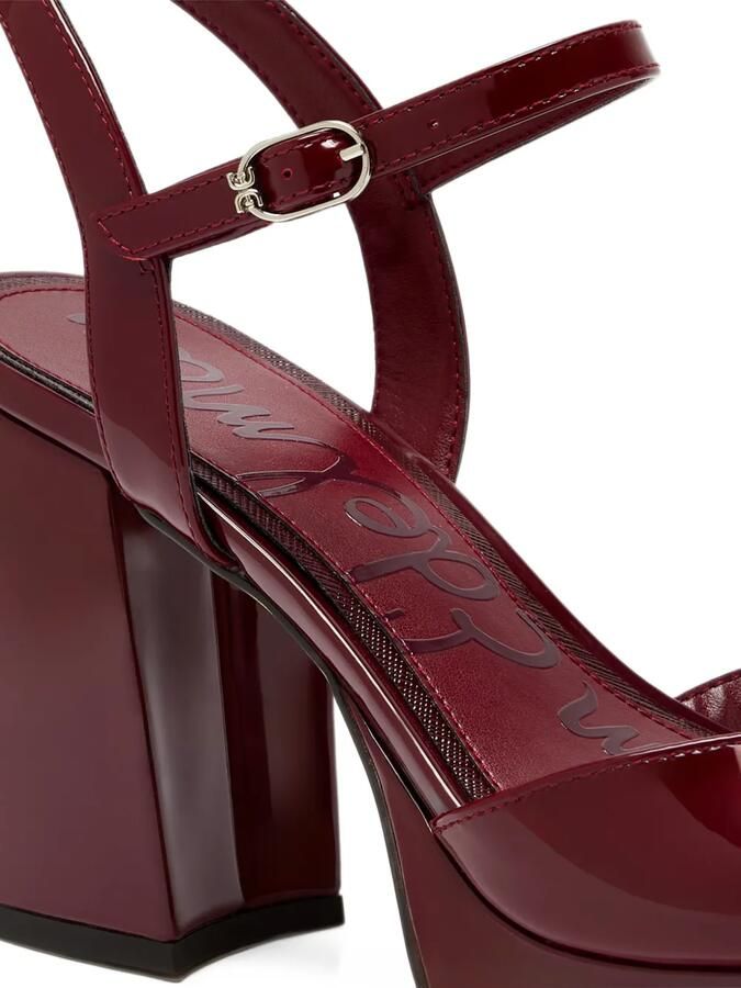 Sam Edelman Fleur platform patent leather sandals Rood - Foto 2