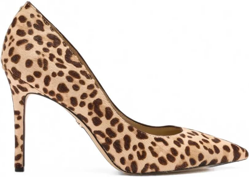 Sam Edelman Hazel pumps met luipaard-print en kalfshaar Beige