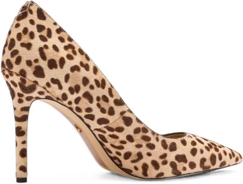 Sam Edelman Hazel pumps met luipaard-print en kalfshaar Beige - Foto 4