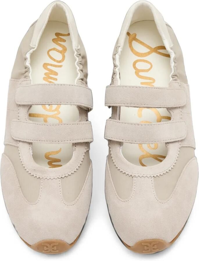 Sam Edelman Isabella sneakers met klittenband Beige - Foto 2