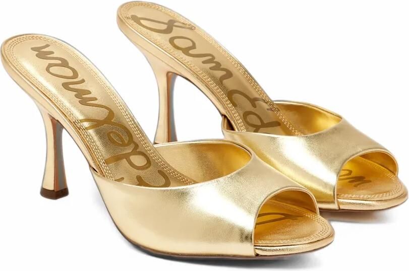 Sam Edelman Jeanie metallic heel sandals Goud - Foto 3