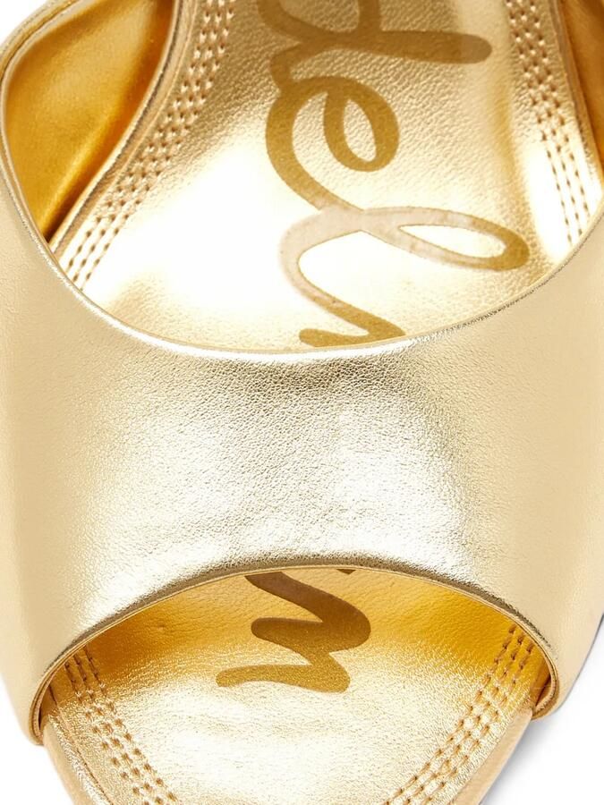 Sam Edelman Jeanie metallic heel sandals Goud - Foto 2