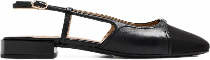 Sam Edelman Kara 2 slingback pumps met logo-plakkaat Zwart