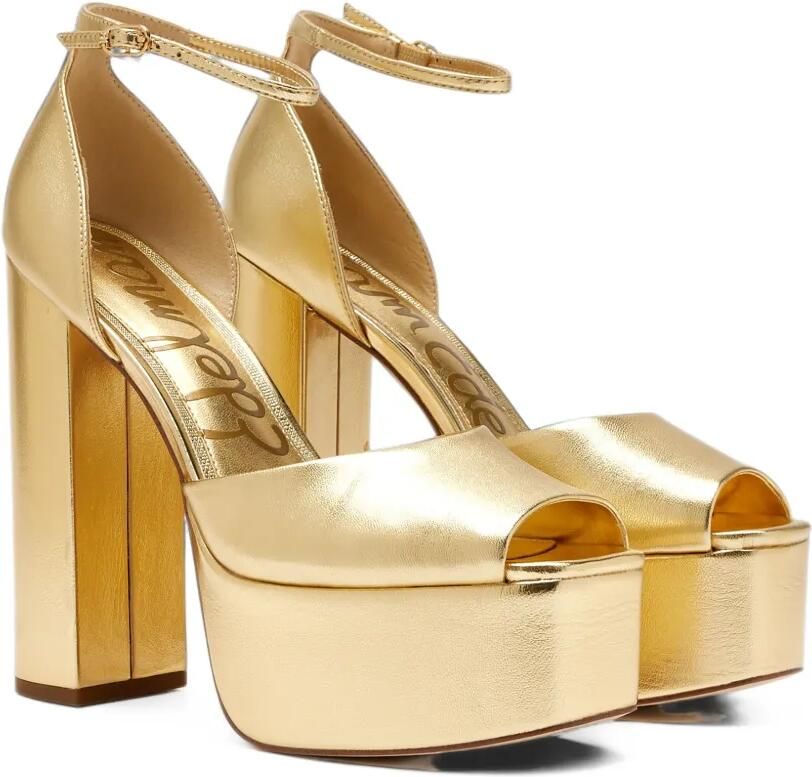 Sam Edelman Kirra platform sandals Goud - Foto 3