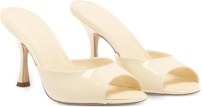Sam Edelman Lakleren muiltjes met open neus Beige - Foto 3