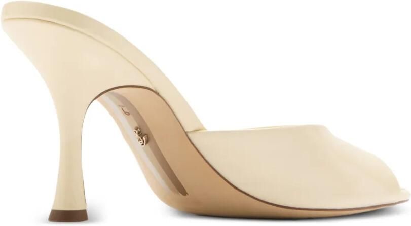 Sam Edelman Lakleren muiltjes met open neus Beige - Foto 2