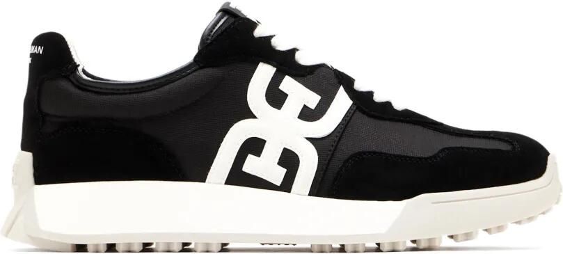 Sam Edelman Langley sneakers met logopatch en vlakken Zwart