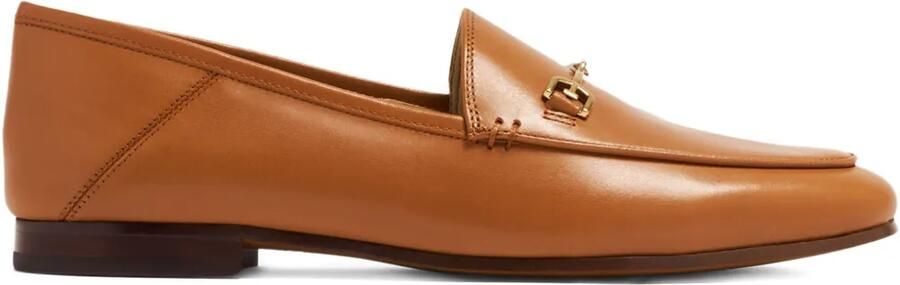 Sam Edelman Leren loafers met metallic-effect Bruin