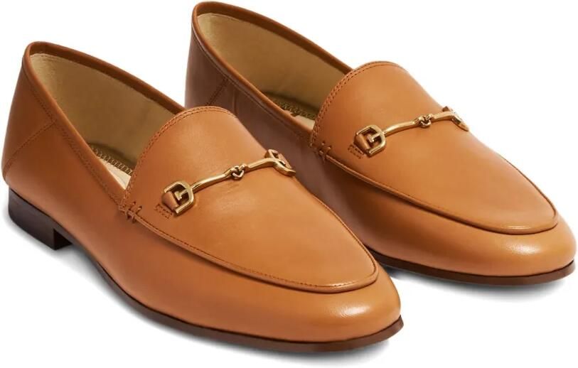 Sam Edelman Leren loafers met metallic-effect Bruin - Foto 3