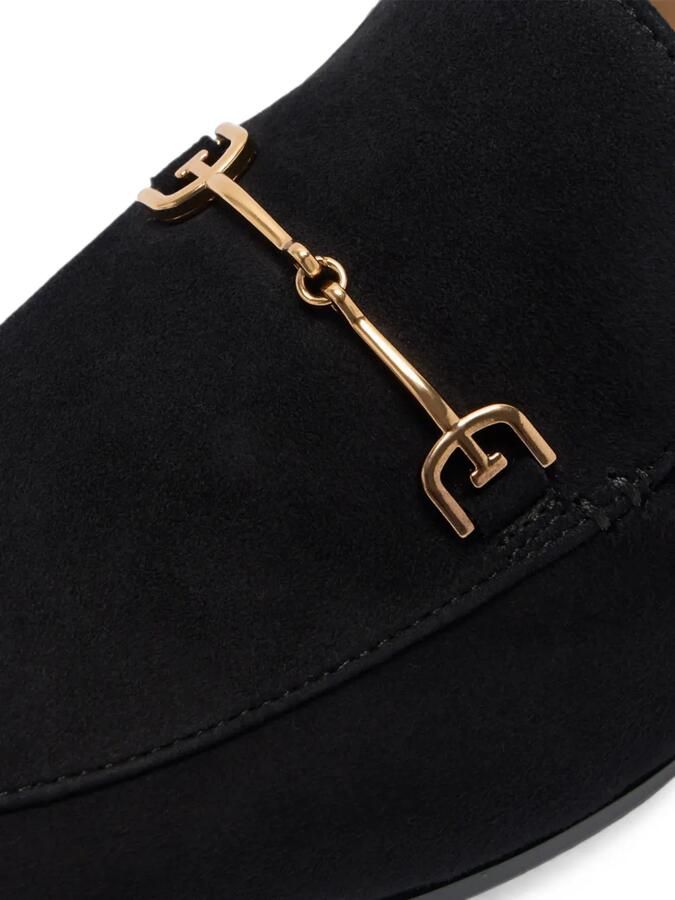 Sam Edelman Linnie Bit Horsebit suède loafers Zwart - Foto 2