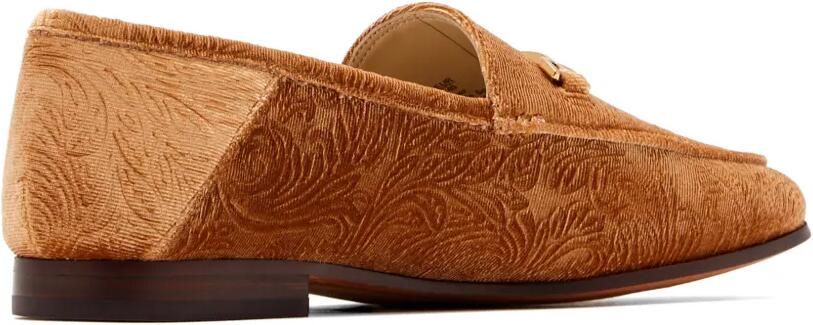 Sam Edelman Loraine horsebit loafers met bloemen-jacquard Bruin - Foto 4