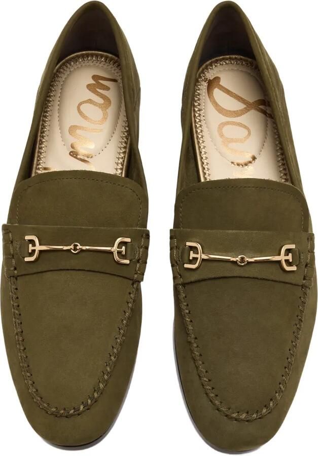 Sam Edelman Loraine loafers met bitdetail Groen - Foto 3