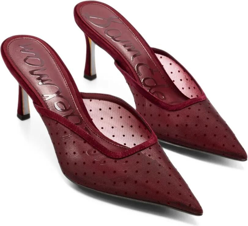 Sam Edelman Margeaux polka-dot mesh mules Rood - Foto 3