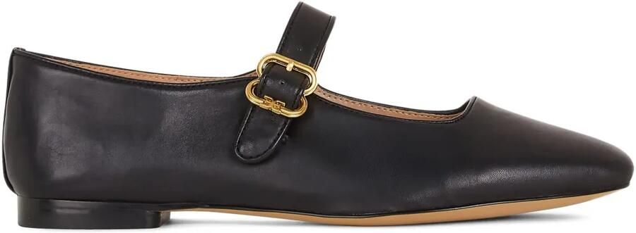 Sam Edelman Michaela ballerina's met vierkante neus en gespbandje Zwart
