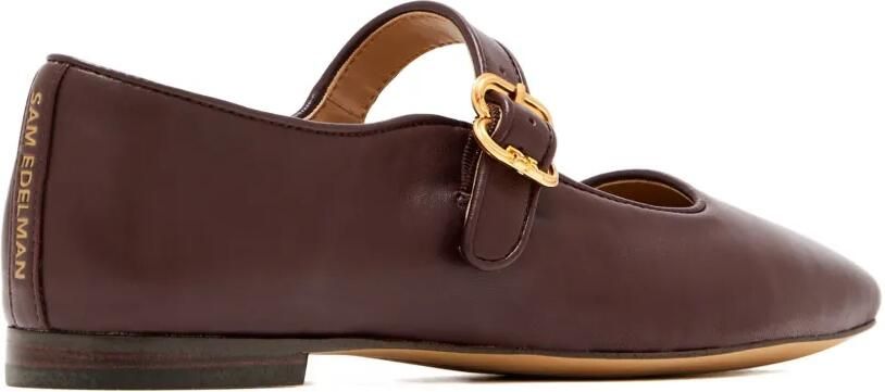 Sam Edelman Michaela Mary Jane ballerina's met gesp Bruin - Foto 4