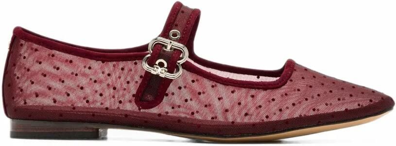 Sam Edelman Michaela polka-dot ballet flats Rood