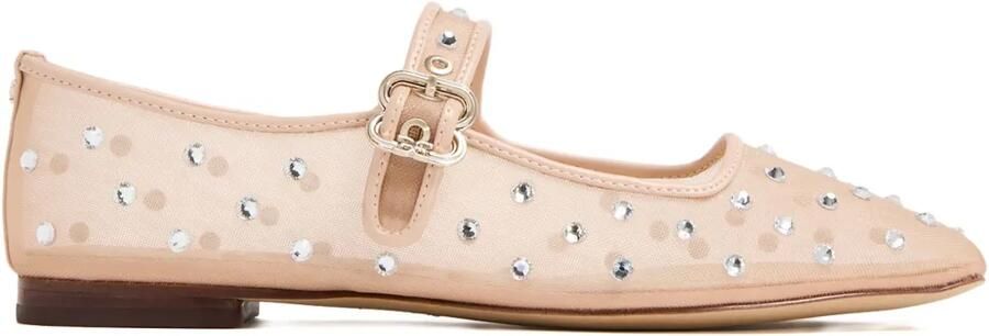 Sam Edelman Michaela Shine Mary Jane ballerina's Roze