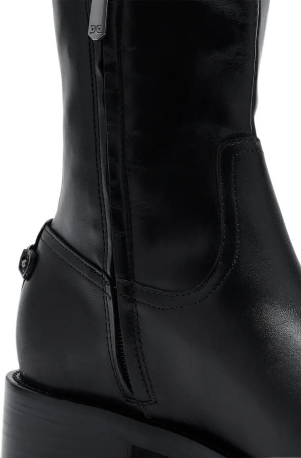 Sam Edelman Misty knielaarzen met logoplakkaat Zwart - Foto 2