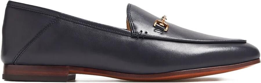 Sam Edelman Navy leren loafers Zwart