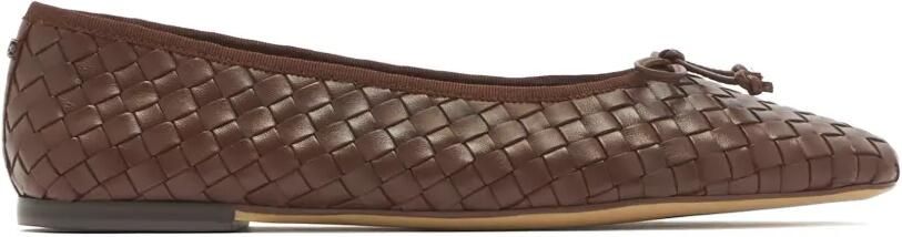 Sam Edelman Ruthie geweven ballerina's Bruin