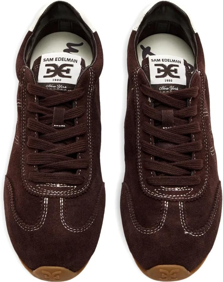 Sam Edelman Suède sneakers Bruin - Foto 2