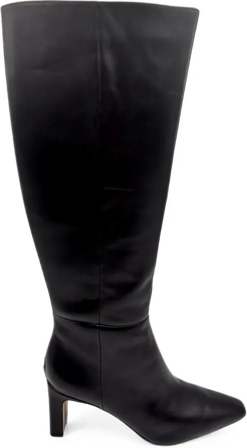 Sam Edelman Sylvia leather knee-high boots Zwart